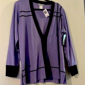 Exclusively Misook Woman 1X New Cardigan